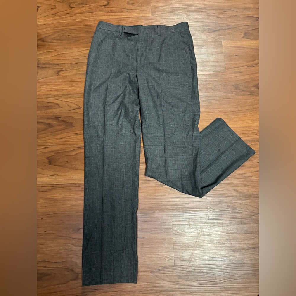 Marc Anthony Dark Gray Modern Fit Trousers